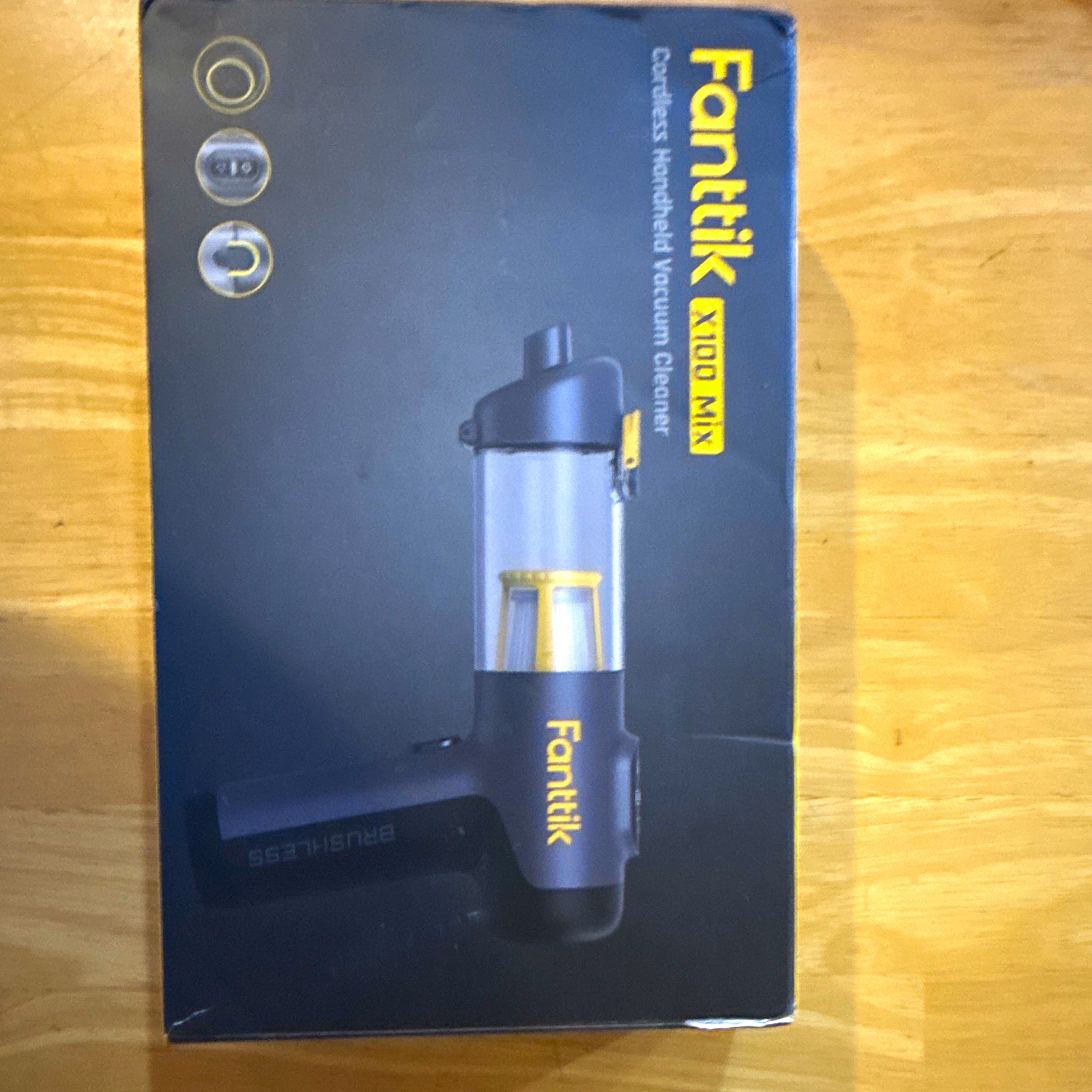 Fanttik X100 Mix Cordless Handheld Vacuum, Bagless 7.4V 0.13L w/ Tools