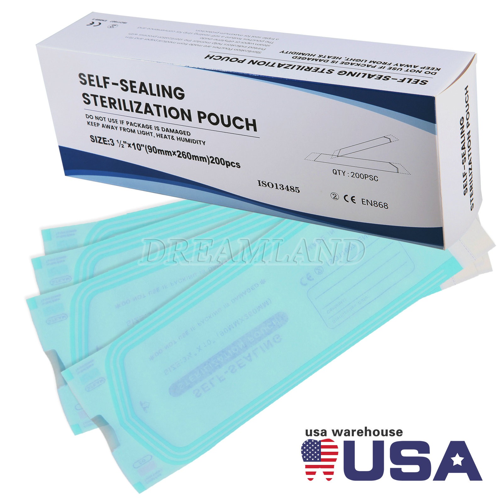 Sterilization Pouches – Self-Sealing Autoclave Bags for Medical, Dental, Tattoo
