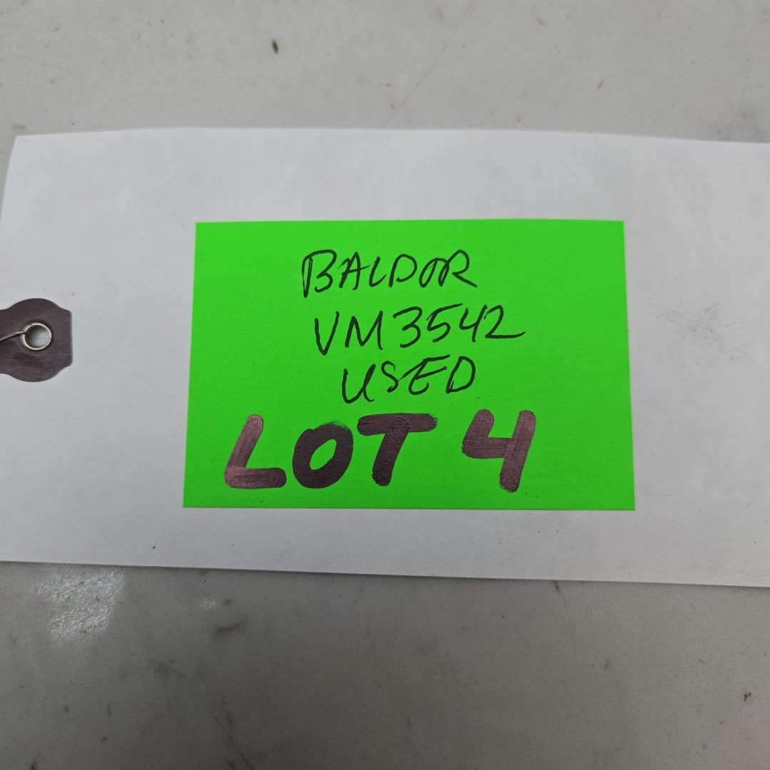 Baldor VM3542 Reliance Industrial Motor 3/4 Hp 3Ph 1725Rpm 208-230/460 Used LT4