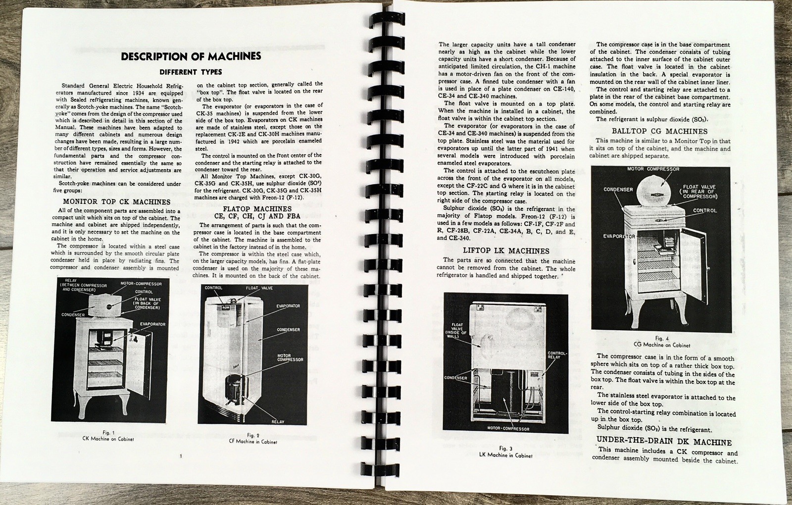 General Electric Refrigerator CE CF CG CH CJ CK DK FBA LK Service Manual Repair
