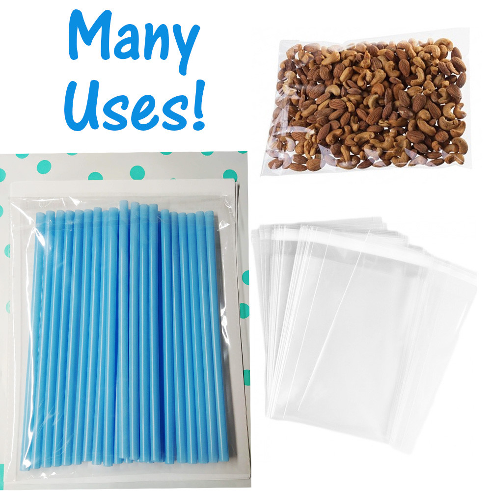8 Sizes Crystal Clear Self Seal Transparent Plastic Cellophane Poly OPP Bags NEW