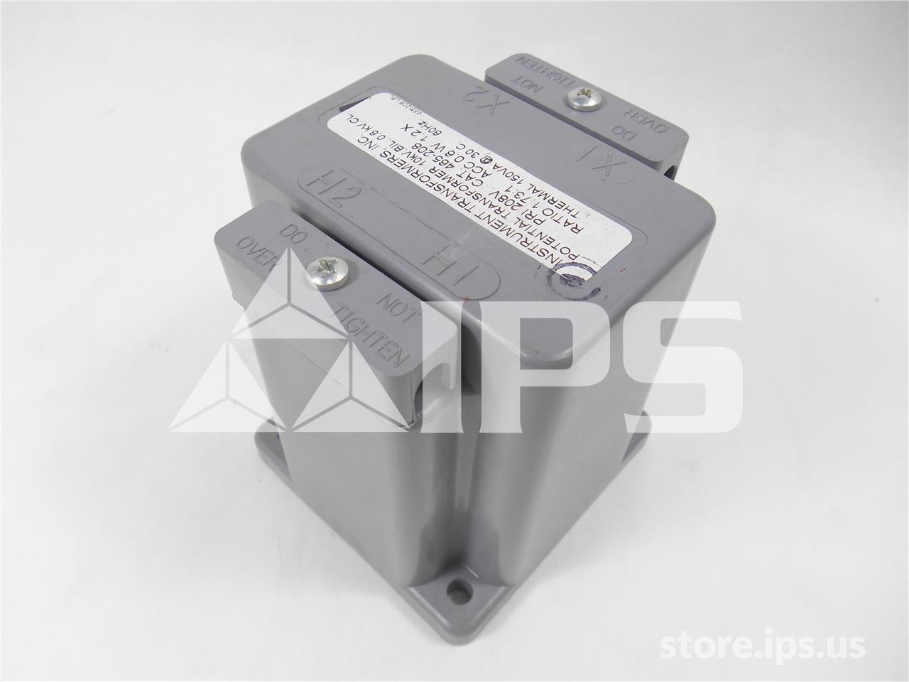 465-208 – 1.7:1 POTENTIAL TRANSFORMER UNUSED SURPLUS SKU017804