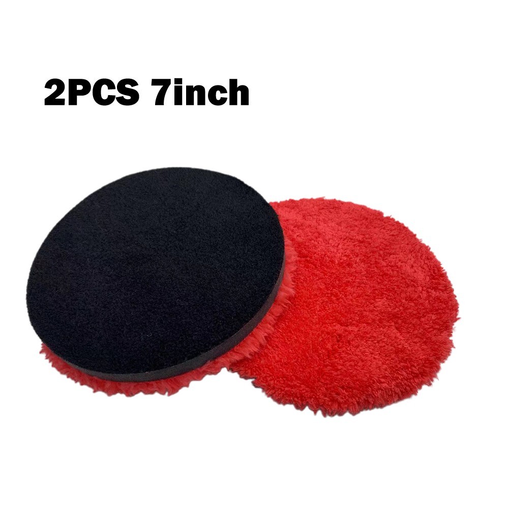 Car Maintenance Polishing Pads Polishing Red Sponge Foam 3/4/5/6/7 Inch