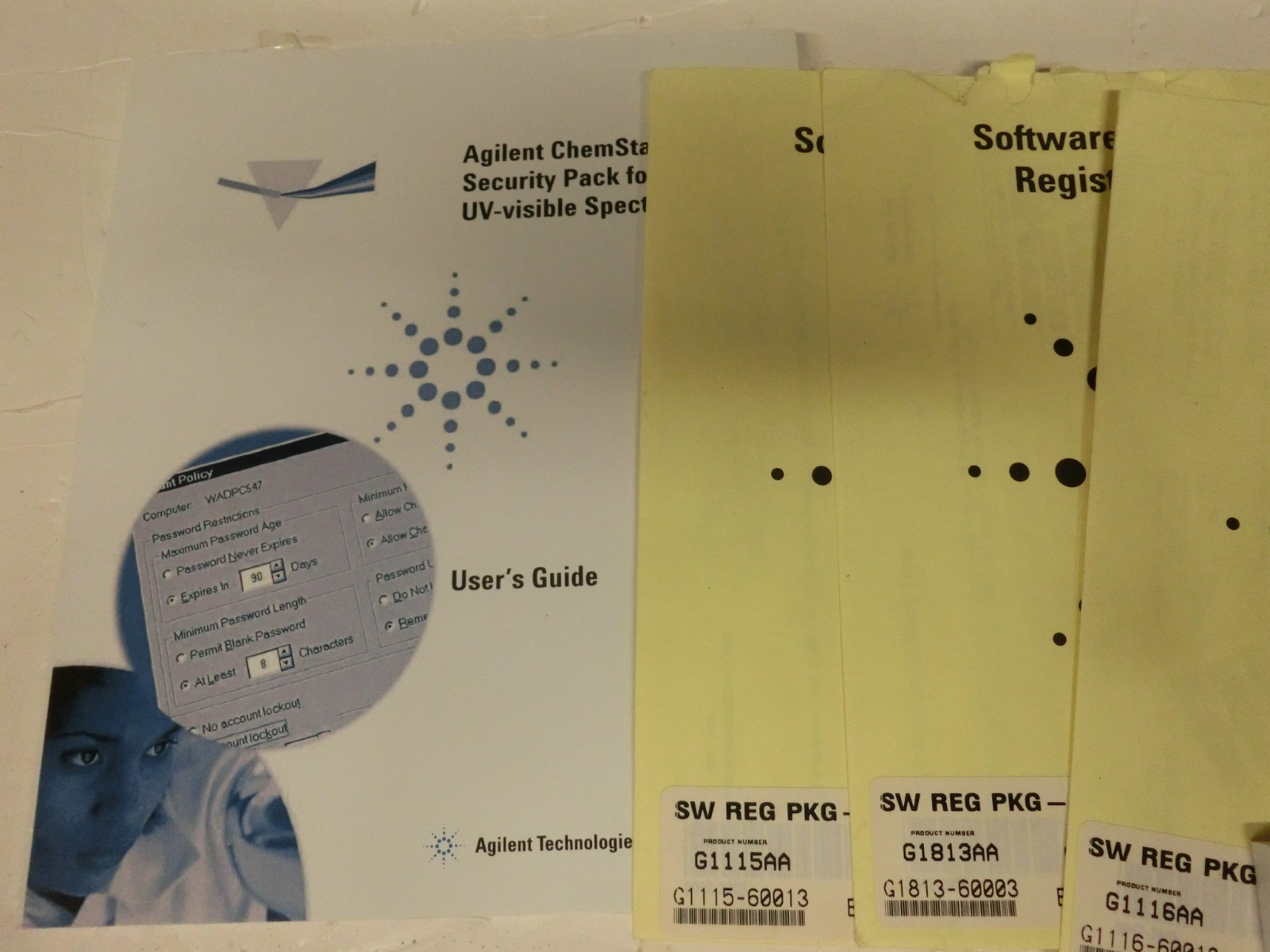 Agilent HP 8452a 8453 G1103A ChemStation Software Registration CD A09.01 A10.01