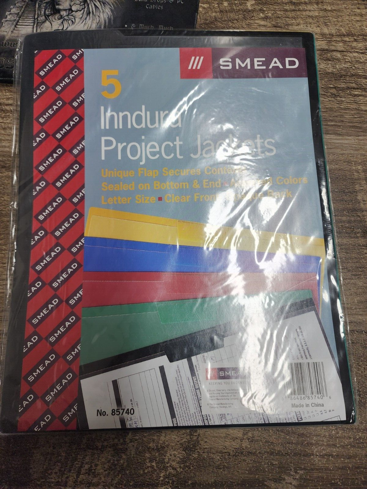 Smead 85740 Assortment Poly Opaque Project Jackets Letter 8.50″ X 11″ 5pk