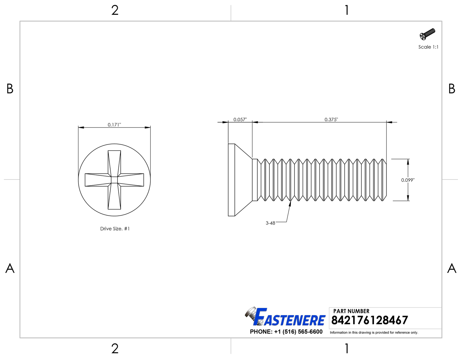 3-48 x 3/8″ Flat Head Machine Screws Stainless Steel 18-8 Qty 1000