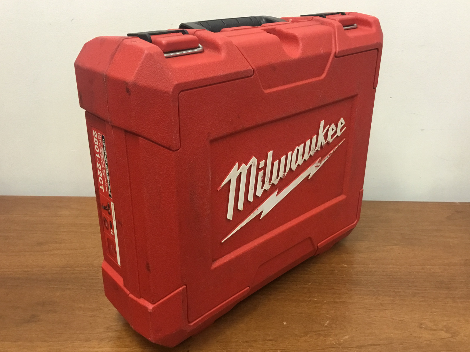LOT OF (2) Milwaukee Case For – 2407-22 & 2801-22CT – Drill/Driver Kit