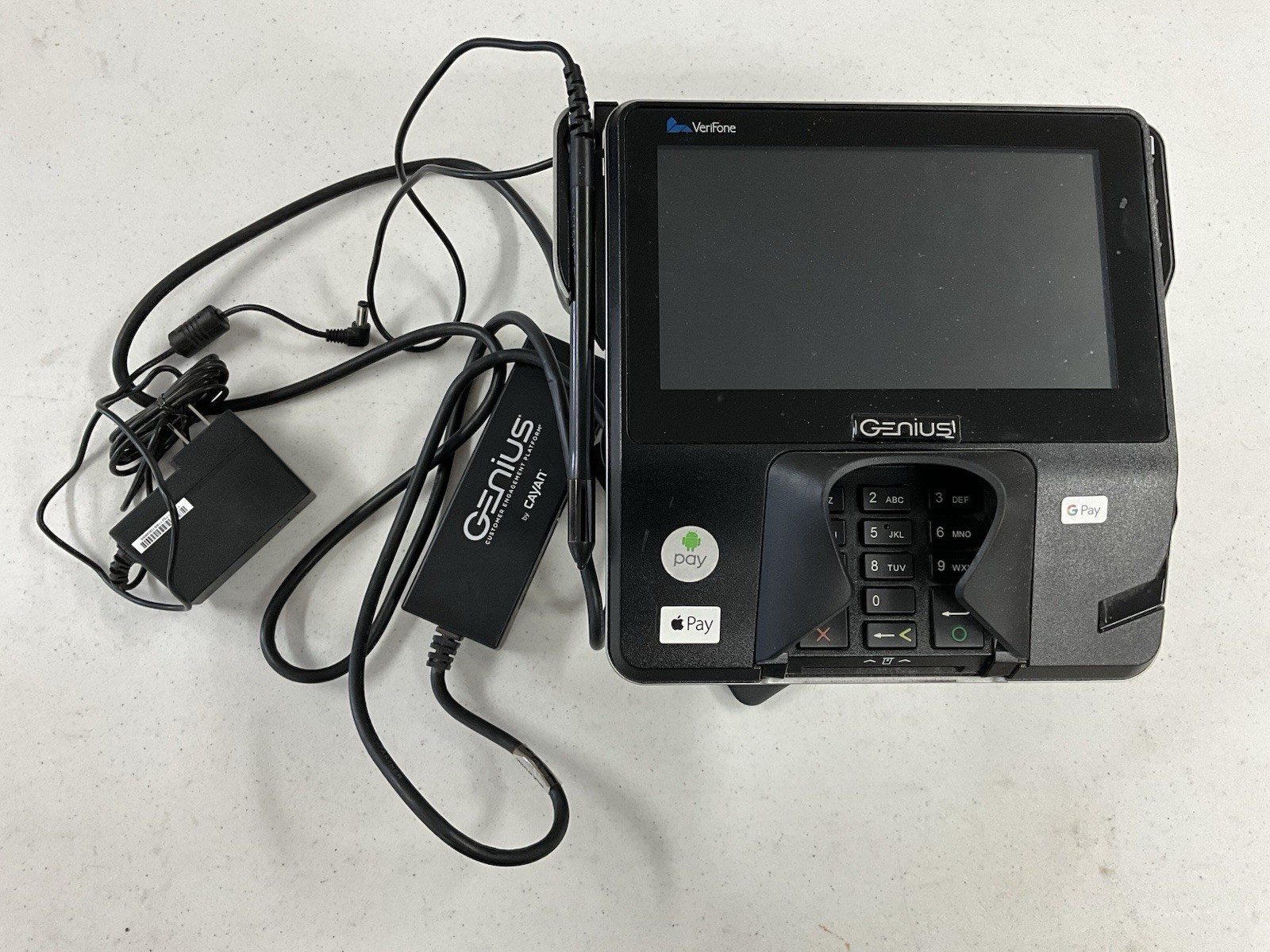 Genius by Cayan Verifone MX925 Credit Card Terminal With Stand