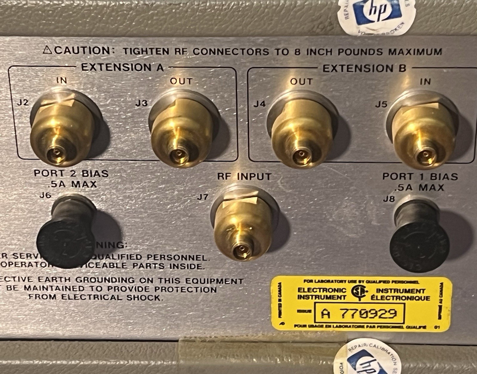 HP Hewlett Packard Agilent 8514B S-Parameter Test Set 45MHz – 20GHz