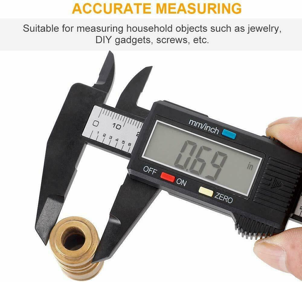 6″ 150mm Digital Caliper Vernier Electronic Gauge Meter Ruler Measure Tool 0.1mm