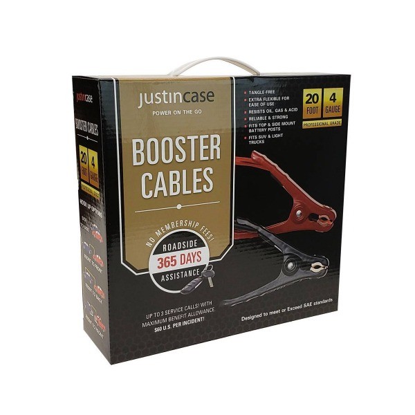 20ft 4 Gauge Booster Cable