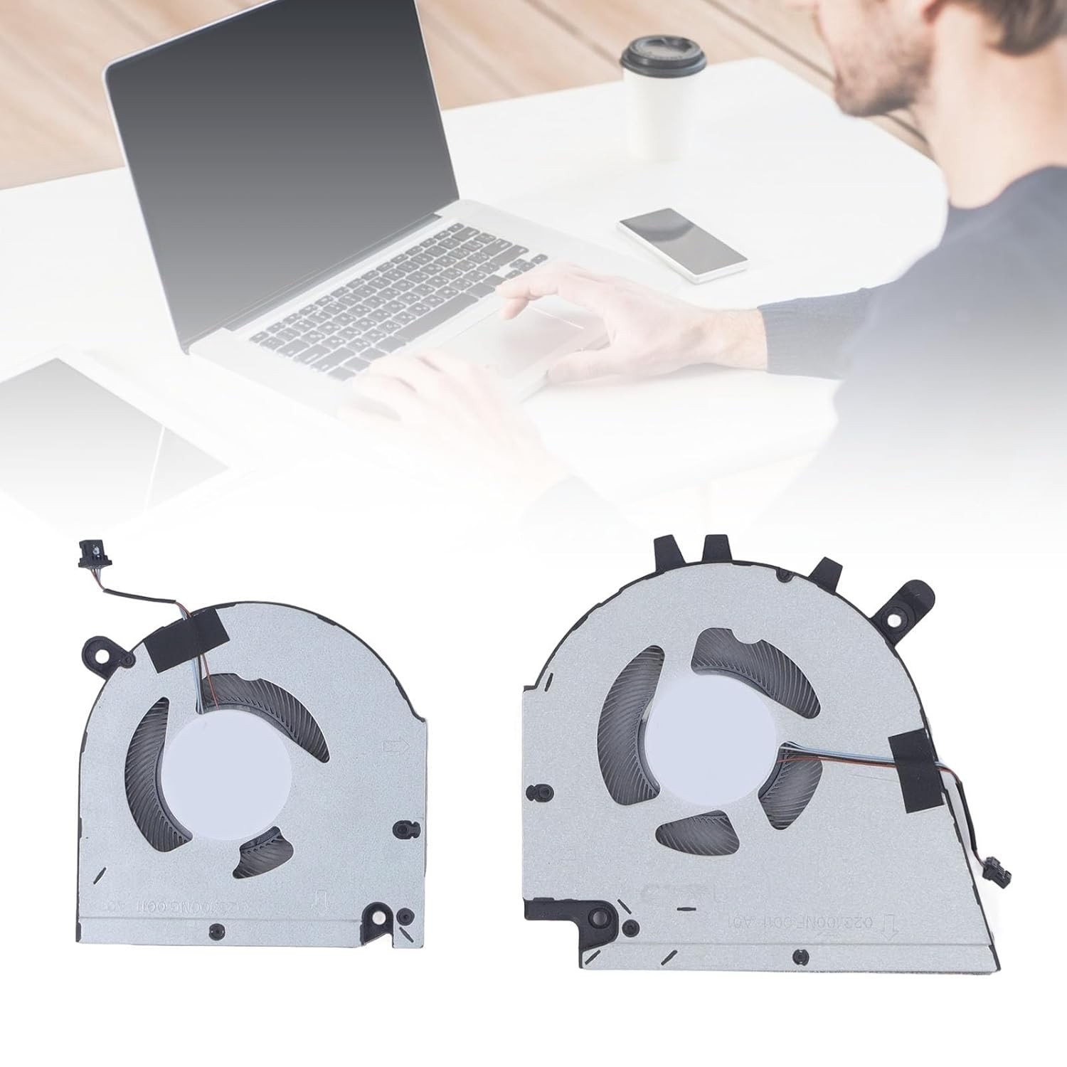 Laptop Cooling Fan for Dell Vostro 15 7510 16 7610 Laptop, CPU GPU Cooling Fan