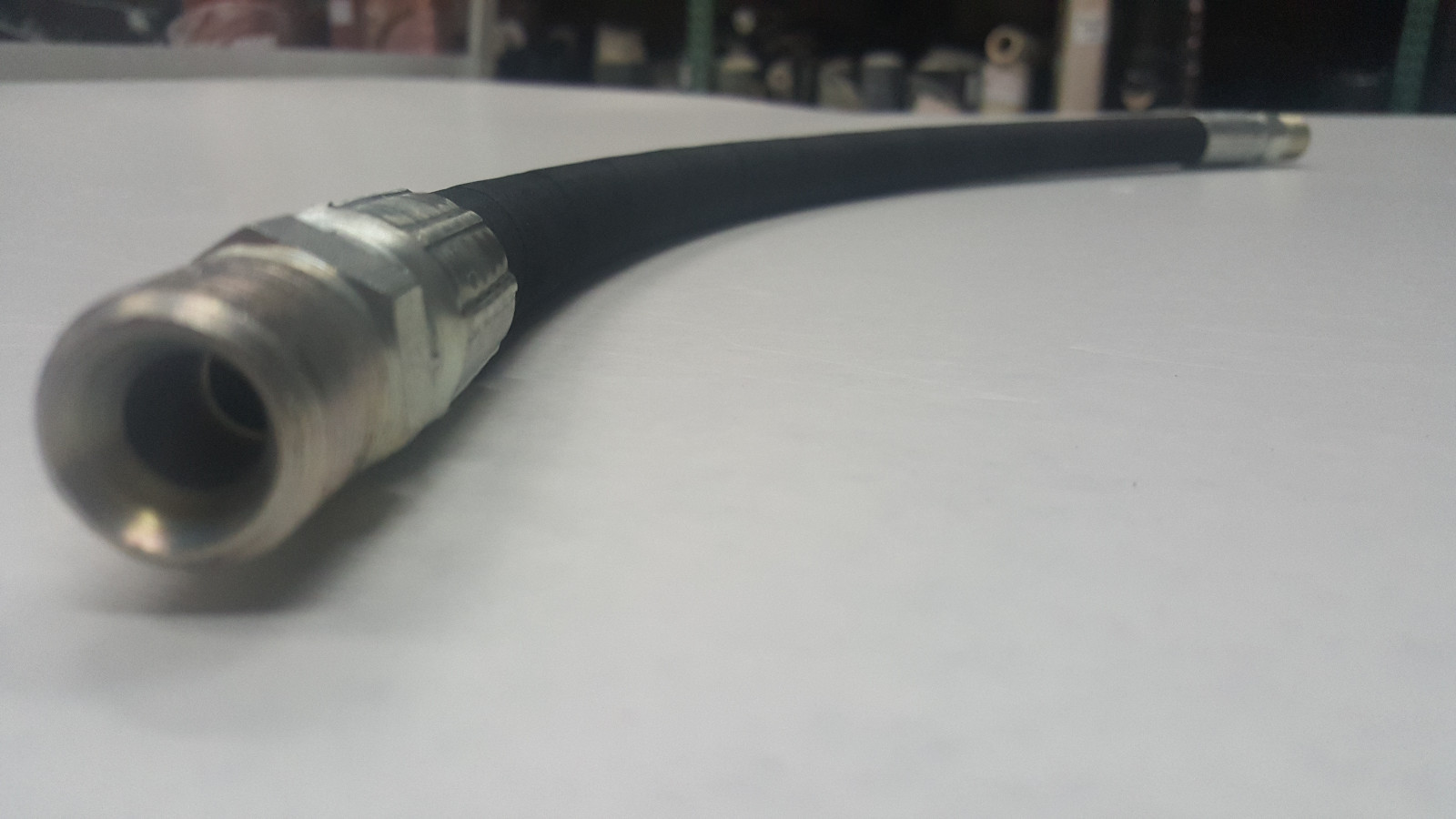 3/8″ x 48″ 2-Wire Hydraulic Hose Assembly 5,000 PSI with 2 Male Pipe fittings