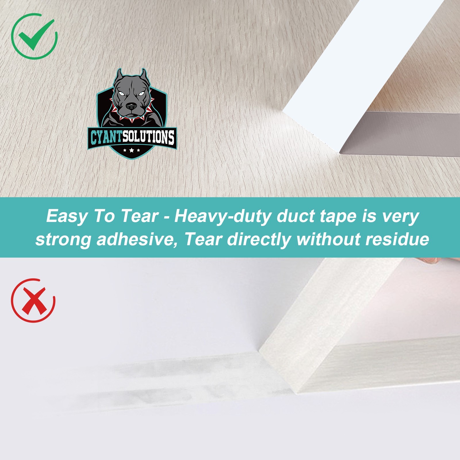 Duct tape 2in x 50yd, Outdoor Waterproof, Multi-purpose Application, 1 Pack