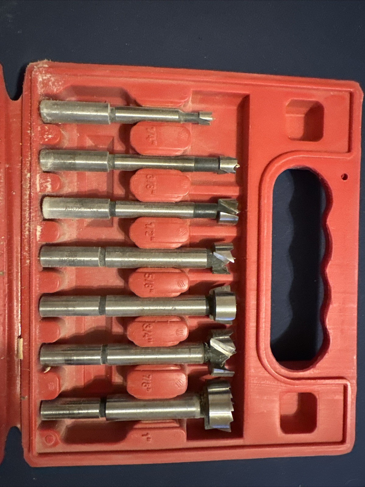 Hickory Woodworking 7 Piece Forstner Bit Set FBS-1007, 1/4” to 1”