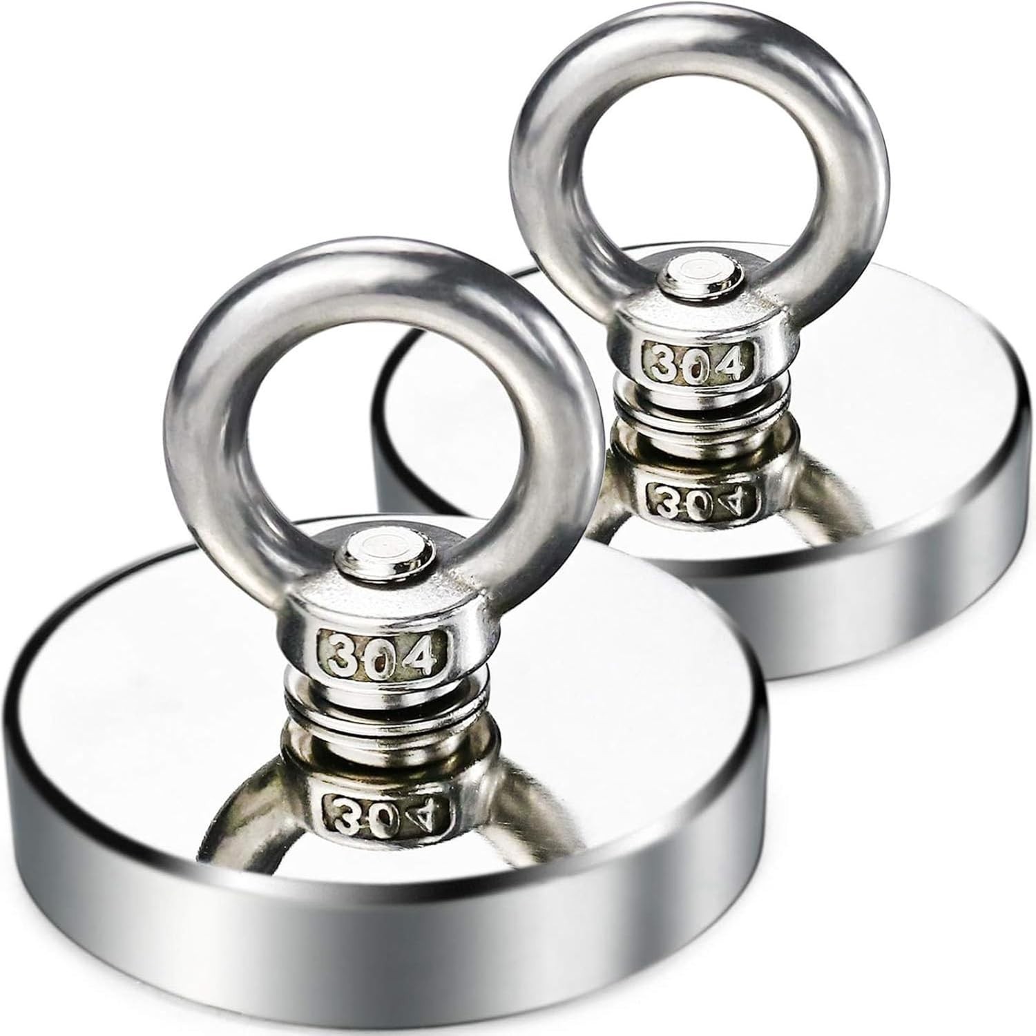 Strong Neodymium Fishing Magnets 300 lbs(136 KG) Pulling Force Rare Earth Magnet