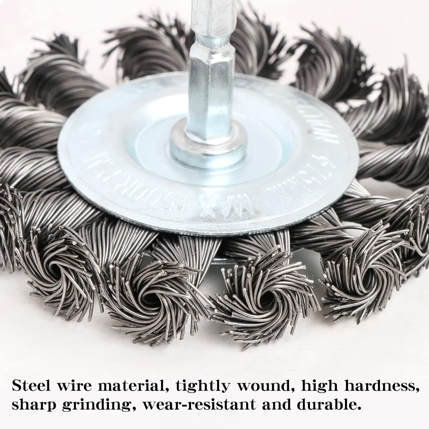 Professional 3-Piece Knotted Wire Brush Set – Ideal for Heavy-Duty Cleaning