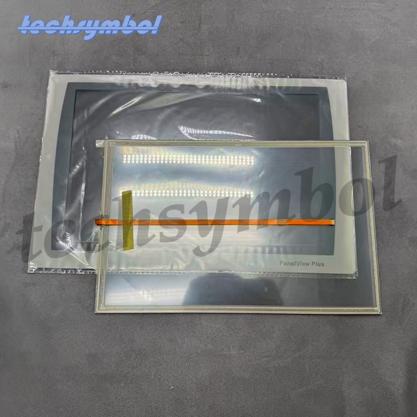 New 2711P-T12W22D9P-A Touch Screen Panel w/ Overlay 2711P-T12W22D9P-B for SER A