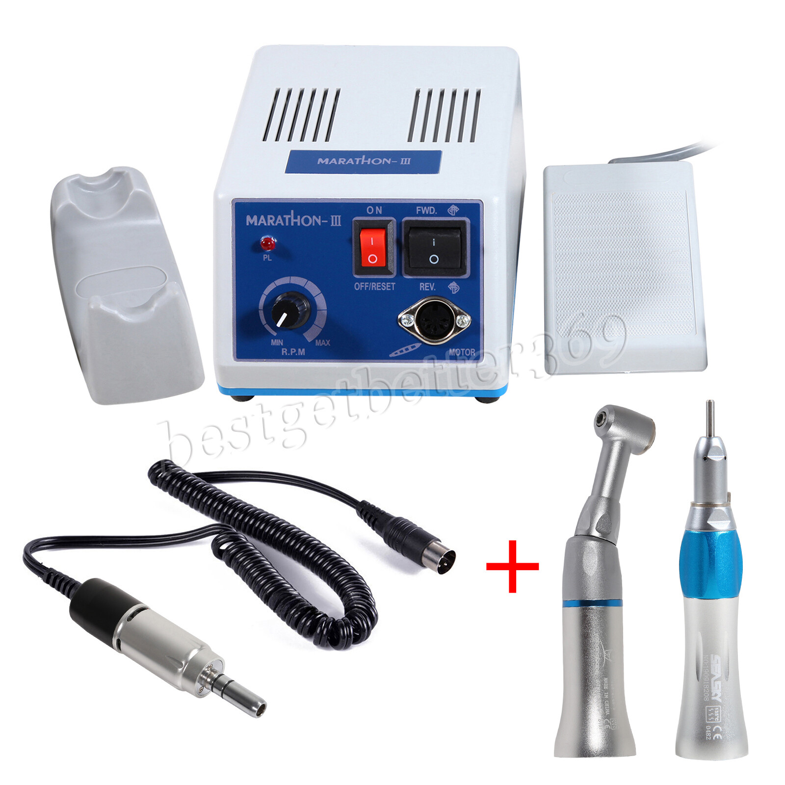 Dental Lab Marathon III Micromotor Polishing N3 / 35K RPM Motor Handpiece