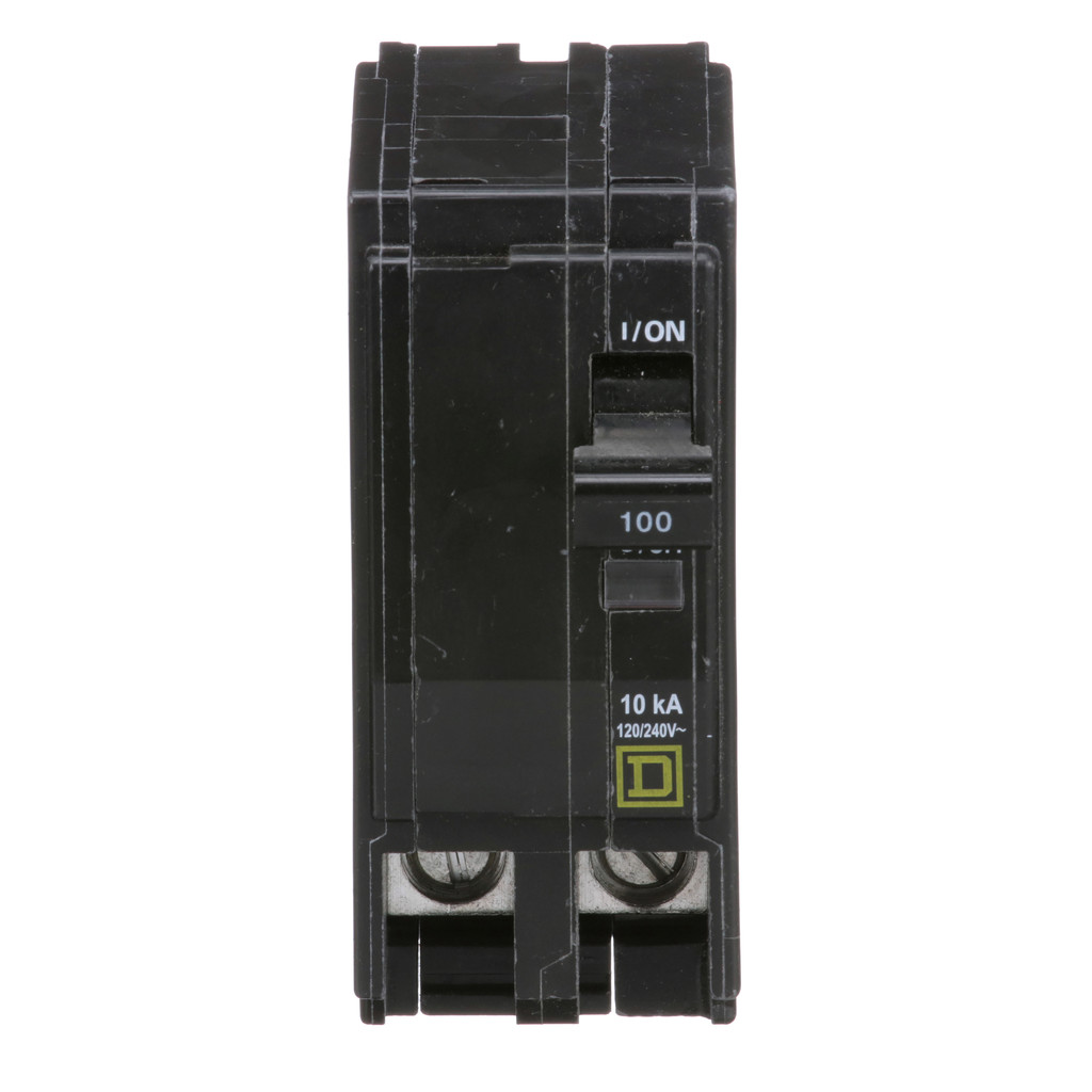 SQUARE D QO2100 Circuit Breaker,100A,Plug In,120/240V,2P