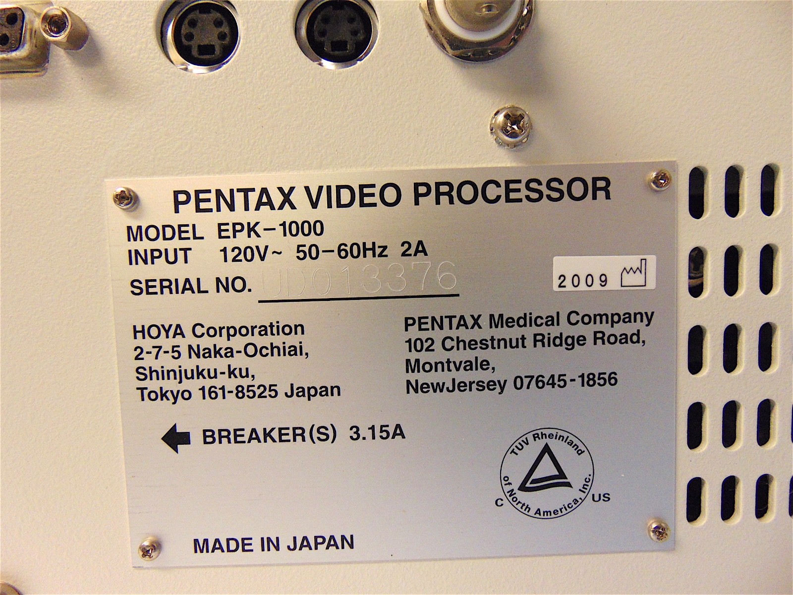 Pentax Video Processor EPK-1000 With Dell T3500, Monitor & Accessories – S3816x