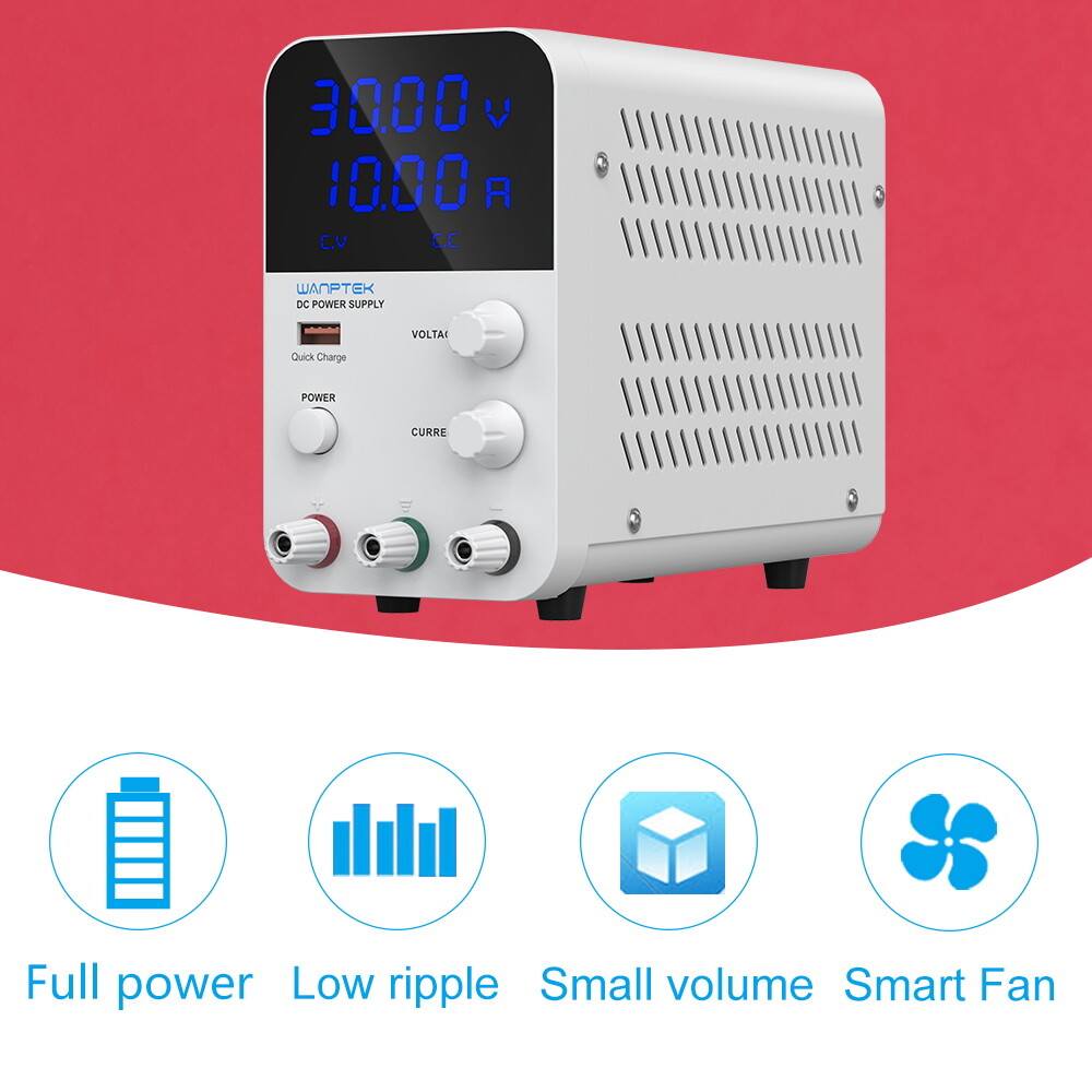 Adjustable DC 0-30V/60/120V 0-3/5/10A Lab Power Supply Variable Bench Switching