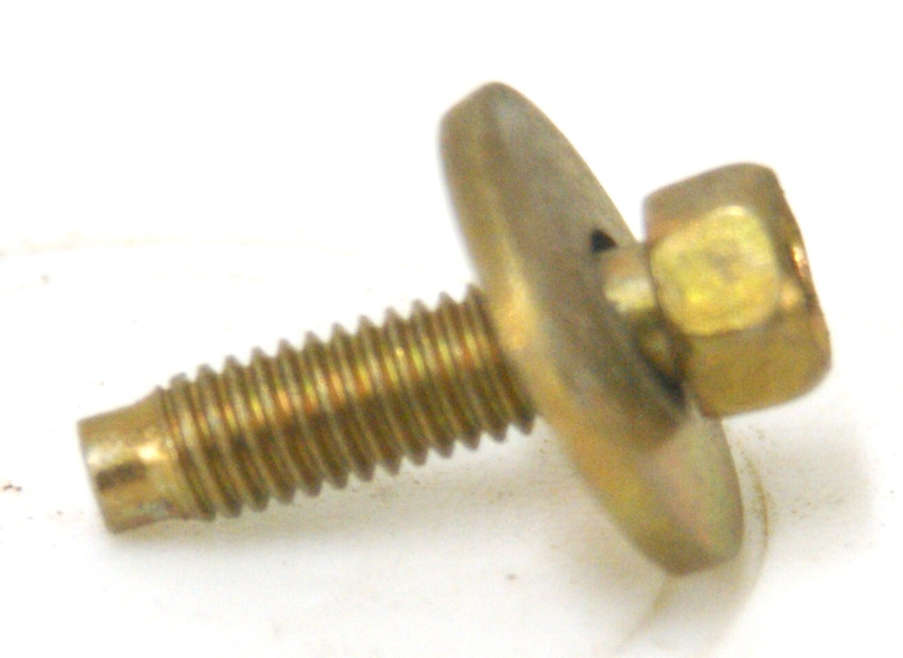 (10) M6 -1.0 x 20 mm Flange Head Hex Bolt W/ Washer Class 9.8 Steel–7987