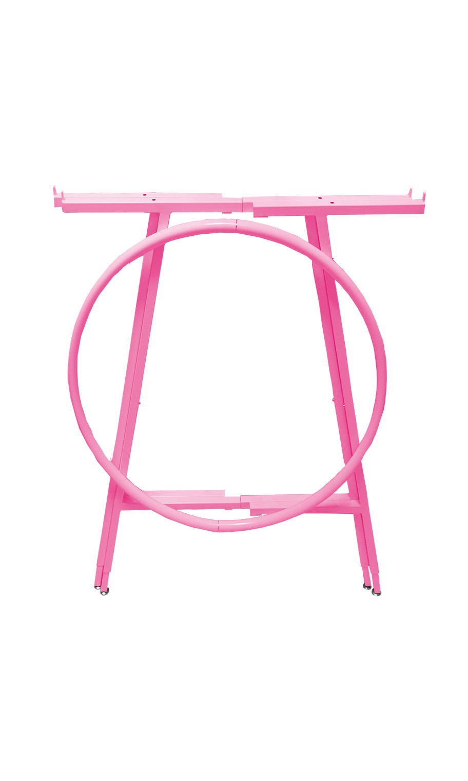 SSWBasics Hot Pink Round Clothes Rack – Sturdy Clothing Rack for Hanging