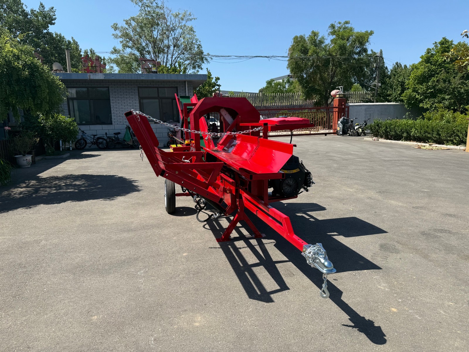 27T Hydraulic Firewood Processor with 739cc RATO Engine Log Lifter&118″ Conveyor