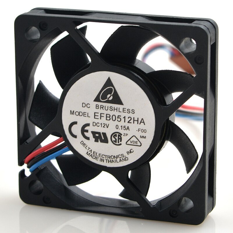 for delta EFB0512HA 5010 12V 0.15A 5CM 5 cm wire ball CPU cooling fan