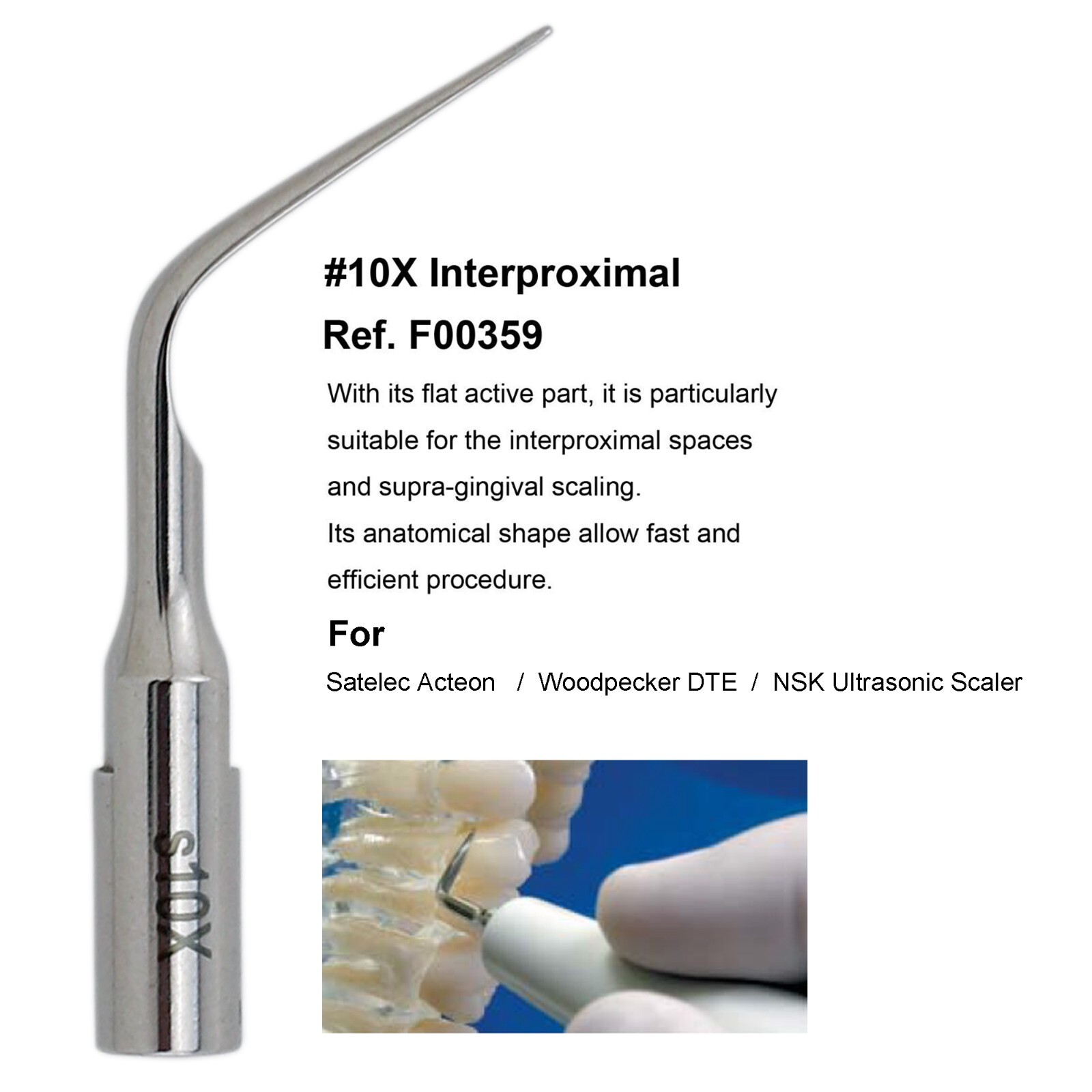 For Acteon Piezotome 2 Cube Ultrasonic Surgery Tips / Satelec Piezo Scaler Tips