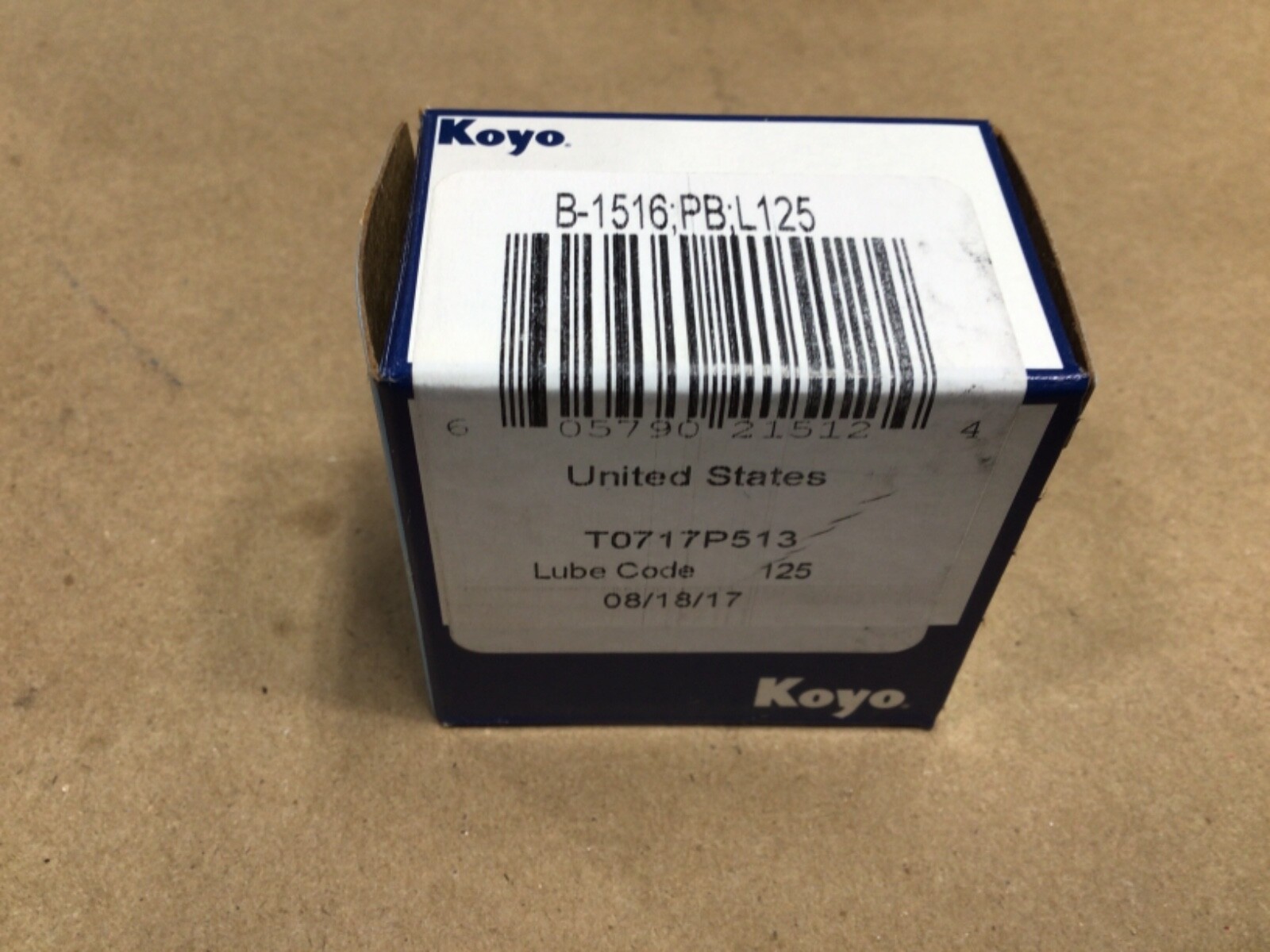 KOYO B-1516 BEARING NEW #4007B49MI