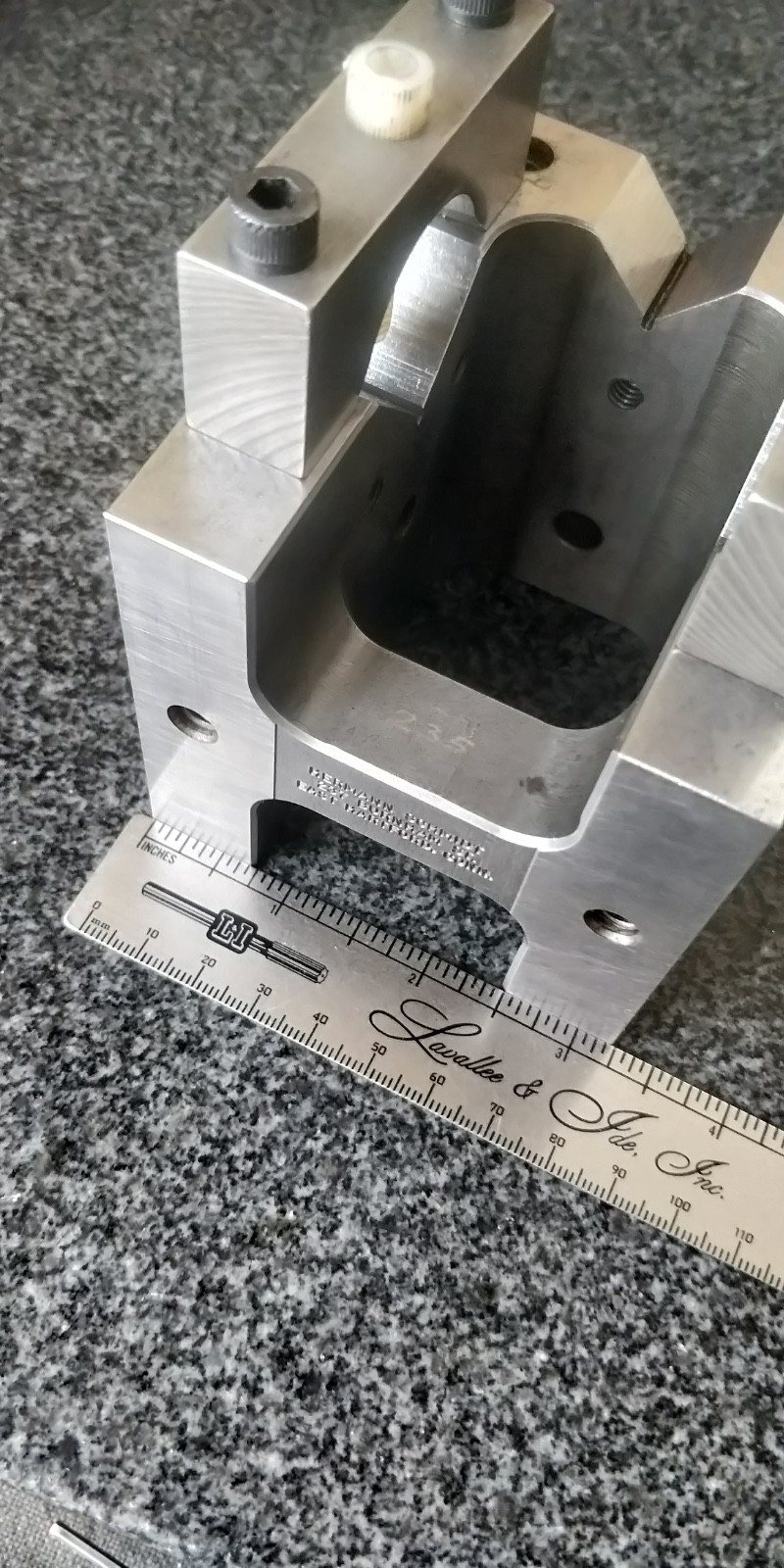 HERMANN SCHMIDT MCV CUBE ~ Master reference 3″ x 3-1/4″ x 3-3/4″ V block
