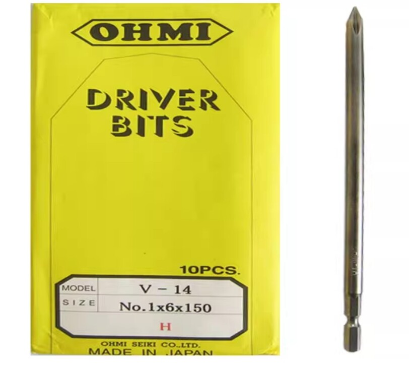 10pc/pack NEW FIT FOR OHMI Cross Head V-14 No.1 x6x50/75/100/120/150/200/250/300