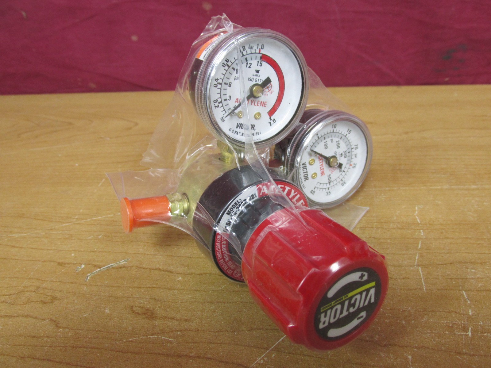 Victor G Series Regulator 0781-4240 Acetylene Regulator G150-15-200R *New Open*