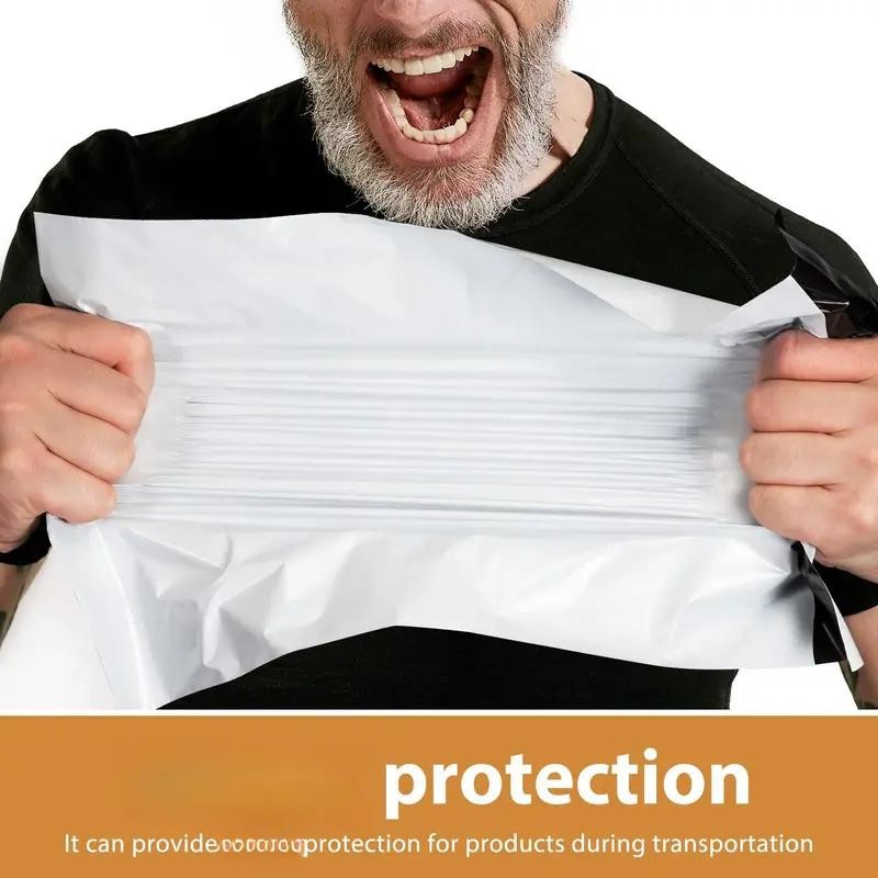 100 Pcs Poly Mailers Shipping Bag ， Self-Sealing Shipping Bags