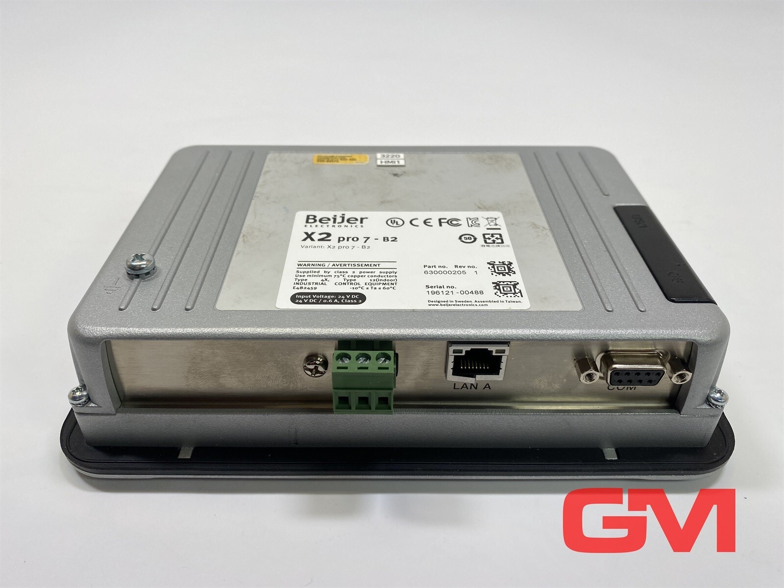 Beijer Display X2 Pro 7 – B2 HMI Panel 630000205 7″ Rev. 1 TFT-LCD