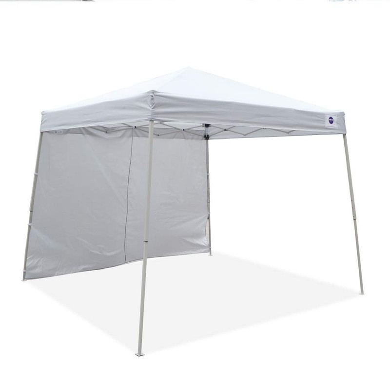 Impact Canopy 283010001 Slant Leg Canopy White-One Sidewall