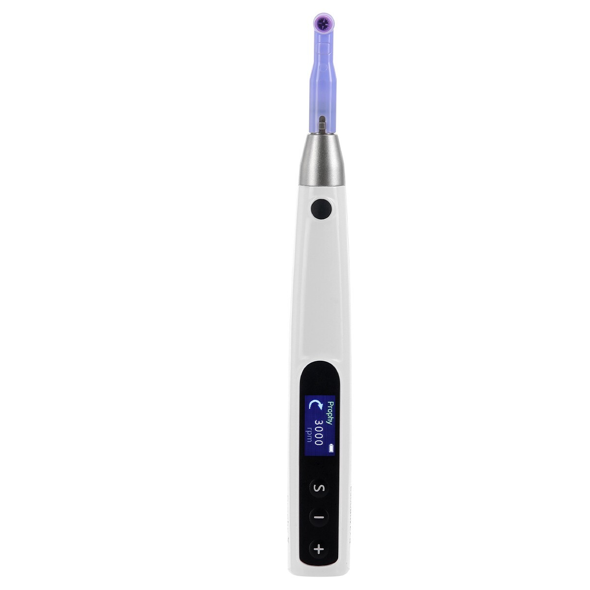 Dental Wireless LCD Hygiene Prophy Handpiece 360° Swivel+2 Prophy Angles