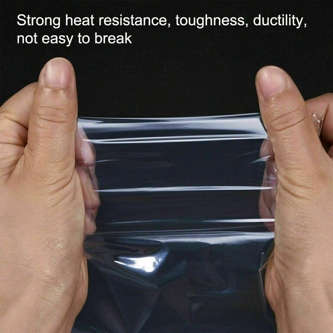 X5000 12″X16″ Clear Heat Shrink Wrap Bags PVC Film Gifts Bottles Candles Packing