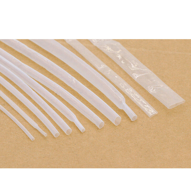 1M Transparent heat shrinkable tube WIRE HEATSHRINK 0.5-25mm Heat Shrink 1.7:1