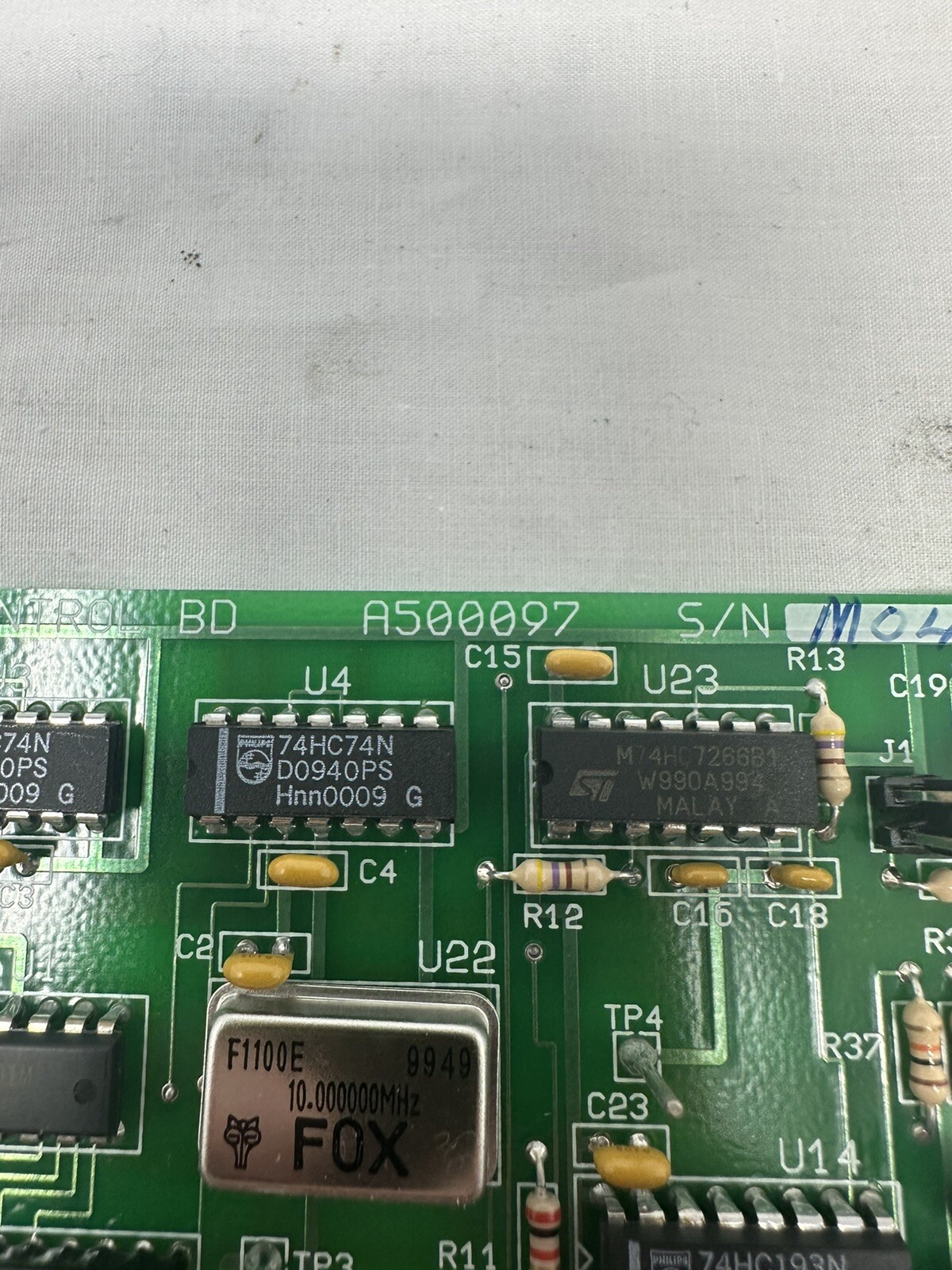 Sonoscan CSAM II Servo Control Board & Motor Edge Filter