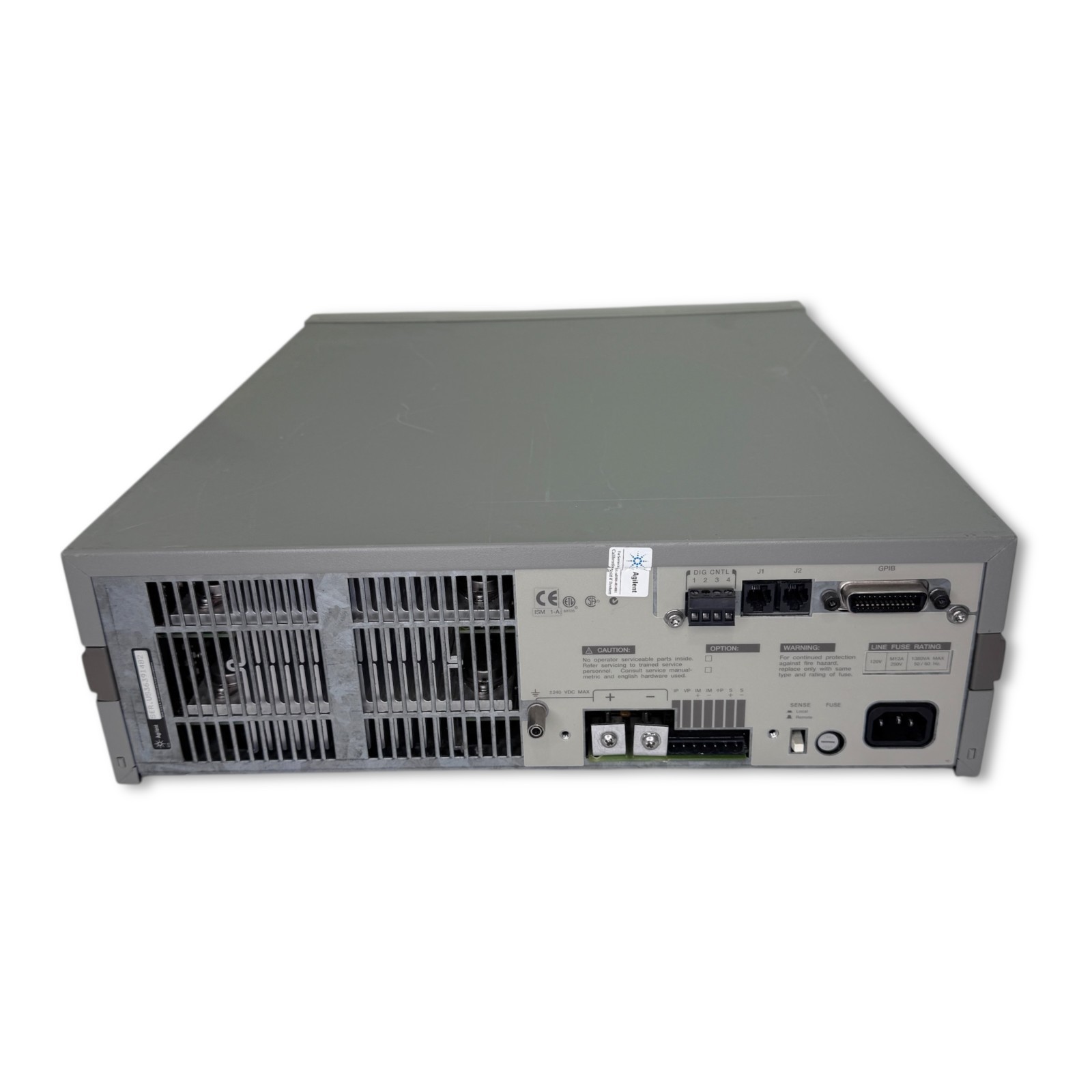 Agilent Keysight HP 6654A System DC Power Supply 0-60V 0-9A 540W GPIB Power On