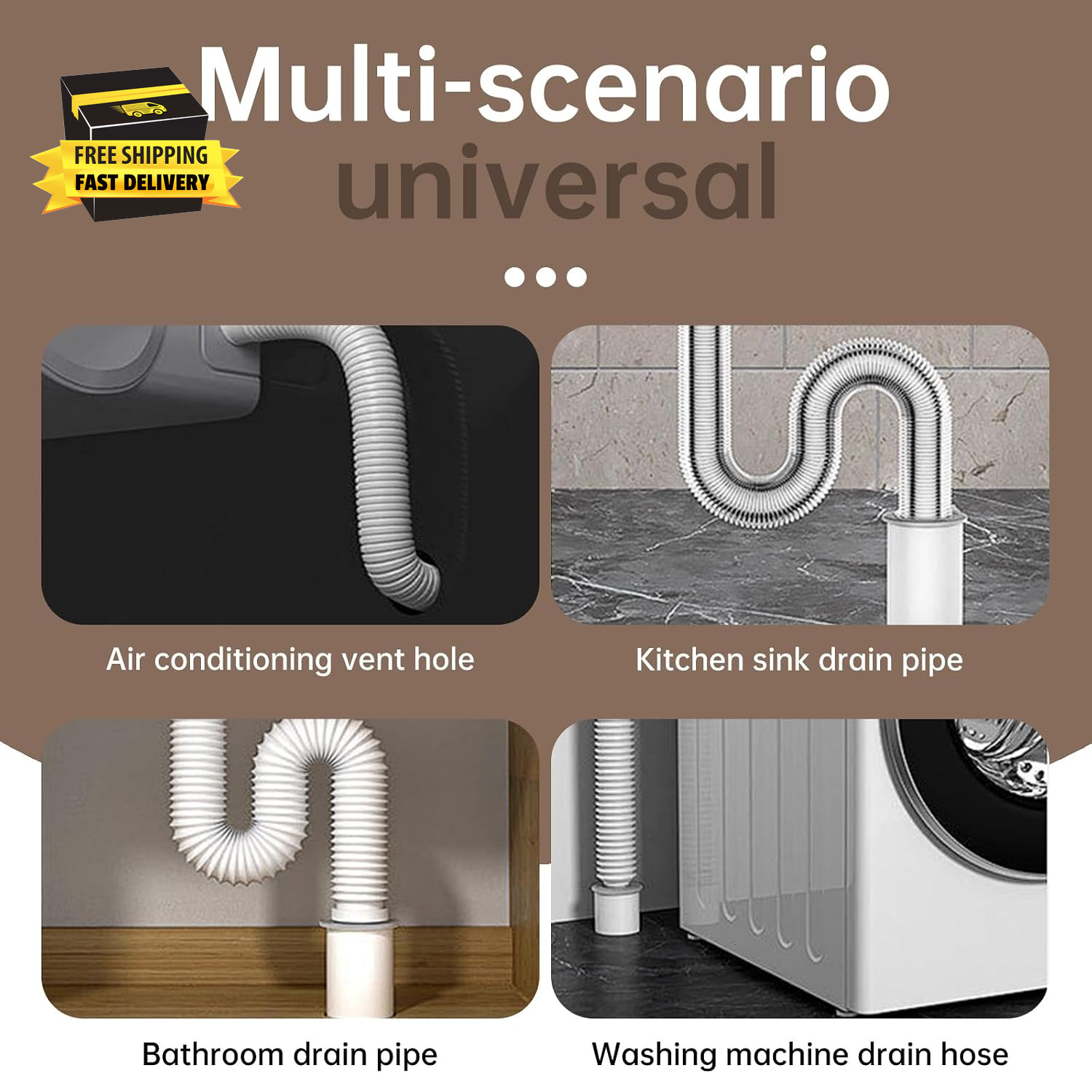 4 Pcs Waterproof Seal Putty, Premium Moldable Duct Seal Clay for Wall Holes | Qu