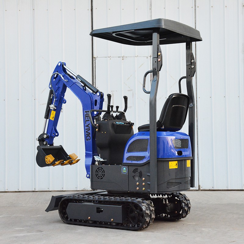 Free Ship Mini Excavator 1 Ton Digger 13.5hp Gas Tracked Crawler EPA Engine