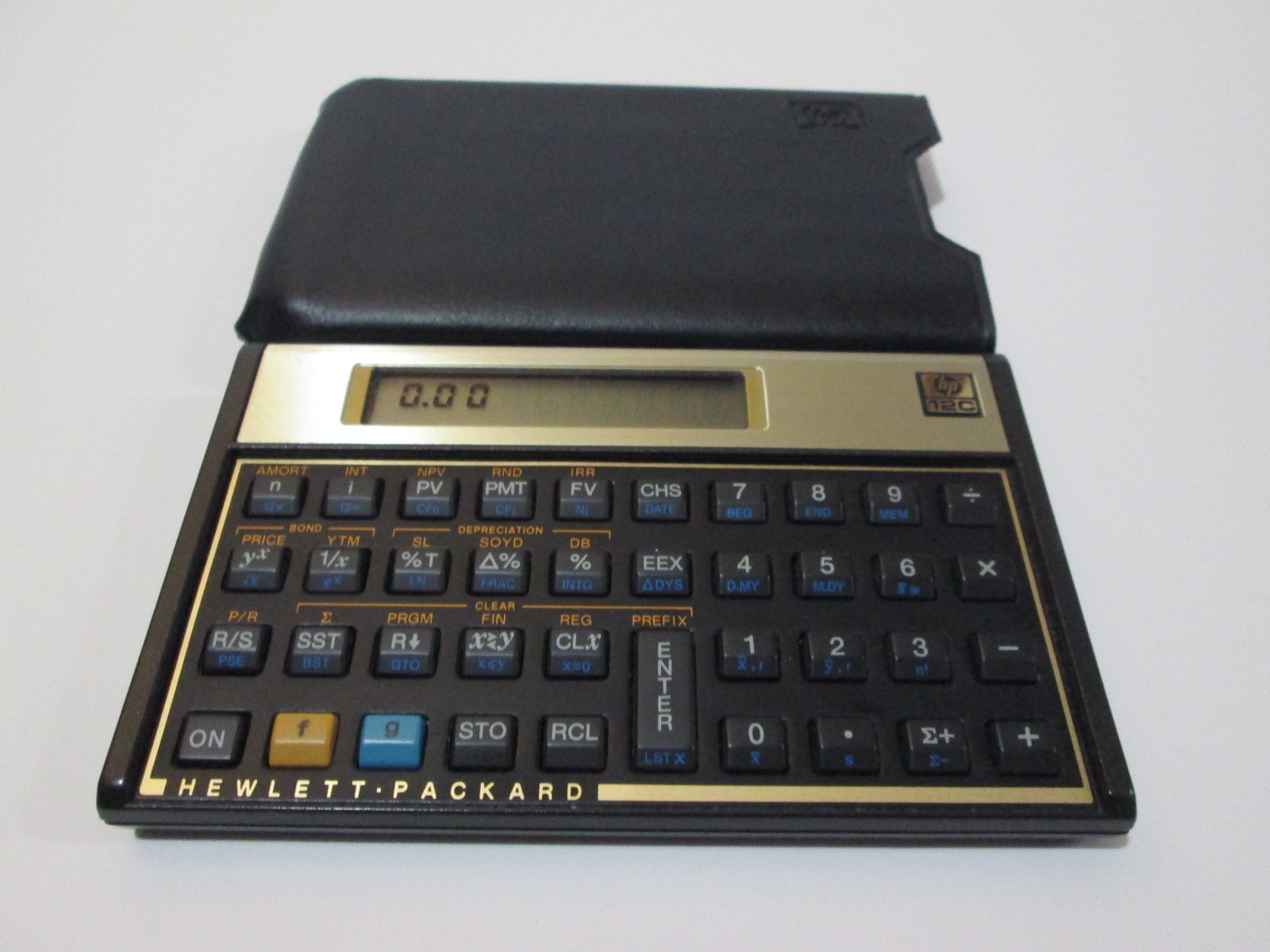 Vintage HP 12C Financial Programmable Calculator Made in Malaysia With Case