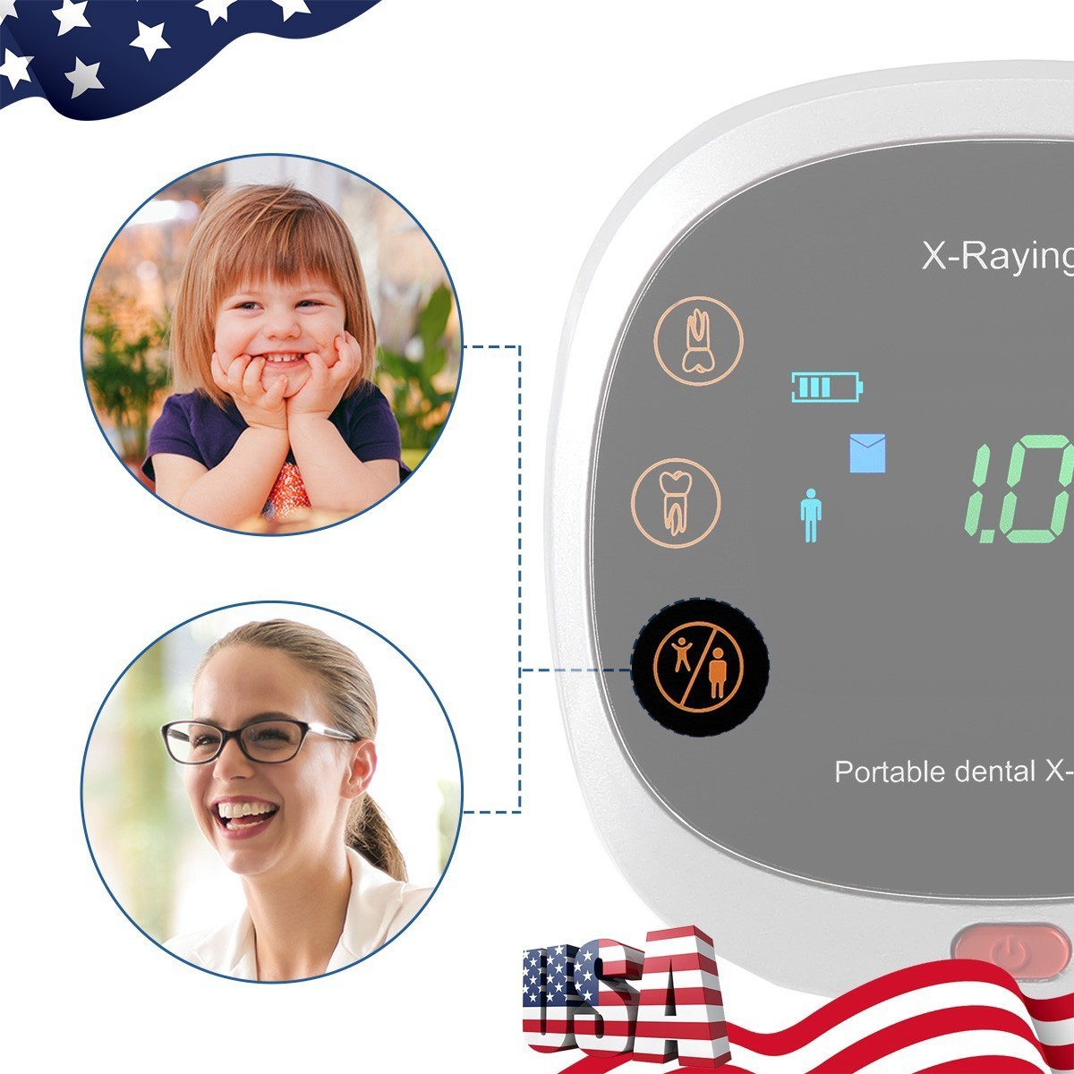 USA Dental Endodontic Apex Locator Electric Root Canal Finder LCD Display