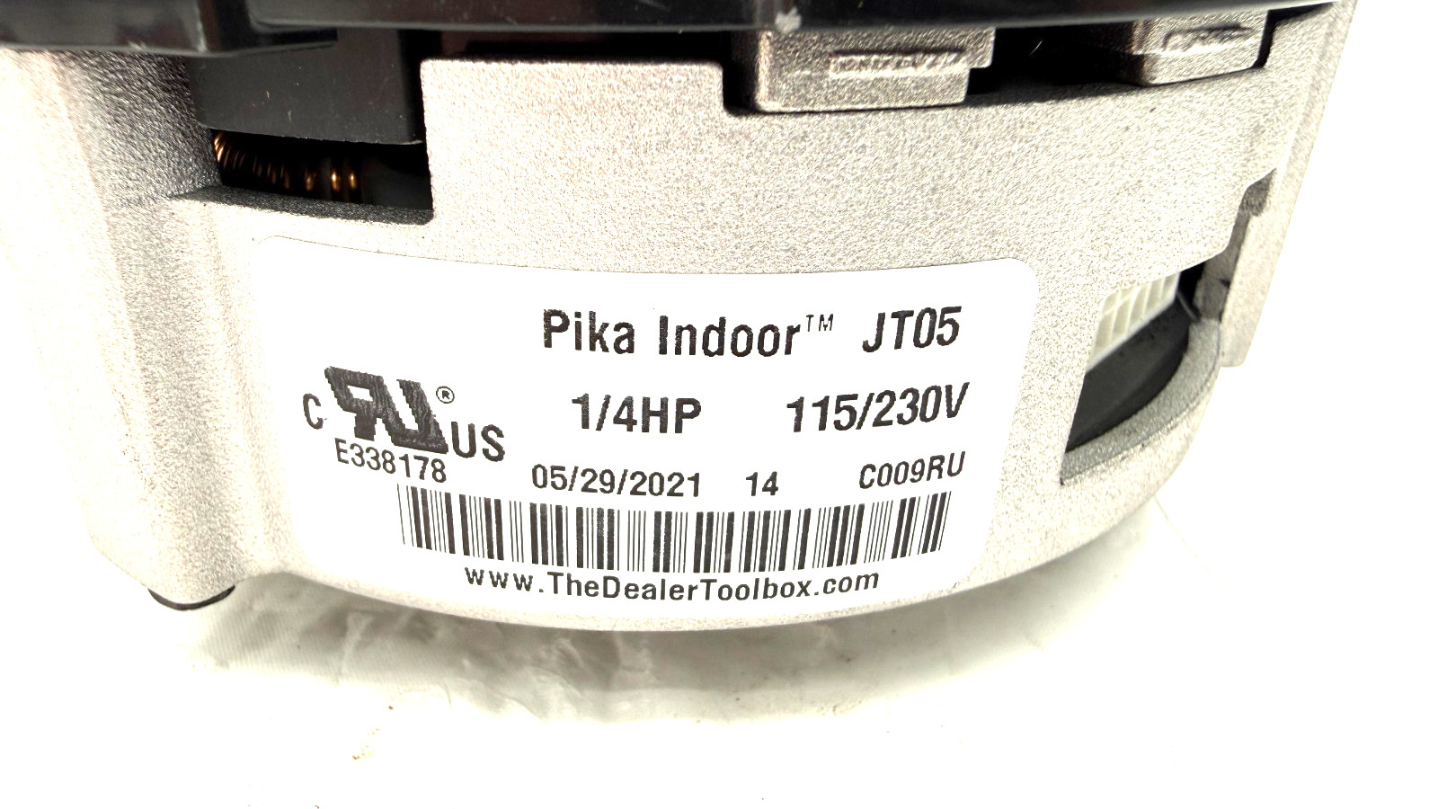 Genteq PIKA JT05 1/4HP ECM Fan Motor 400-1800 RPM, 115/230VAC, 1/2″ Shaft Daiken