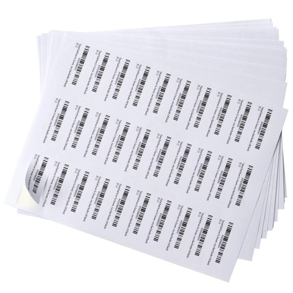 2000 Sheets Shipping Labels 1 x 2 5/8 30Up Adhesive Mailing Address Laser Inkjet
