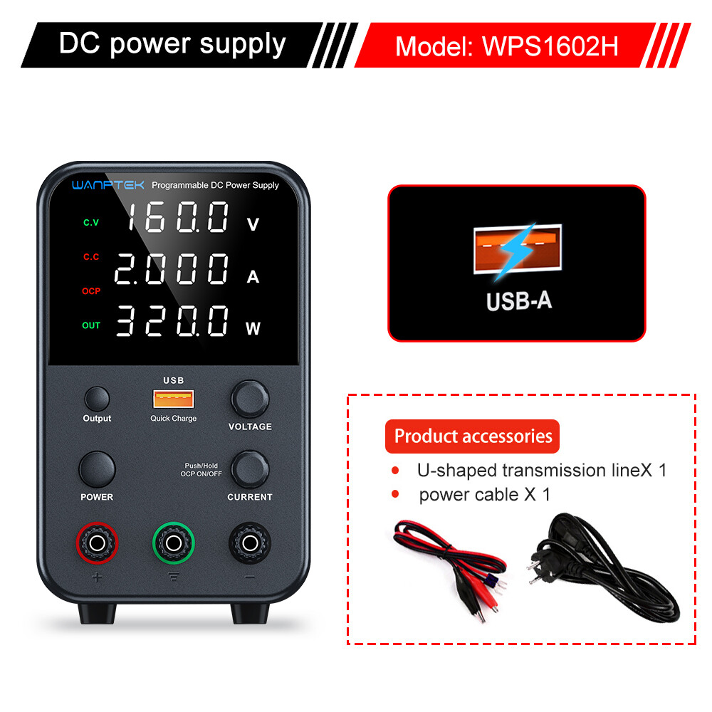 Adjustable 0-30/60/120V 0-2/3/5/10A Lab DC Power Supply Variable Bench Switching